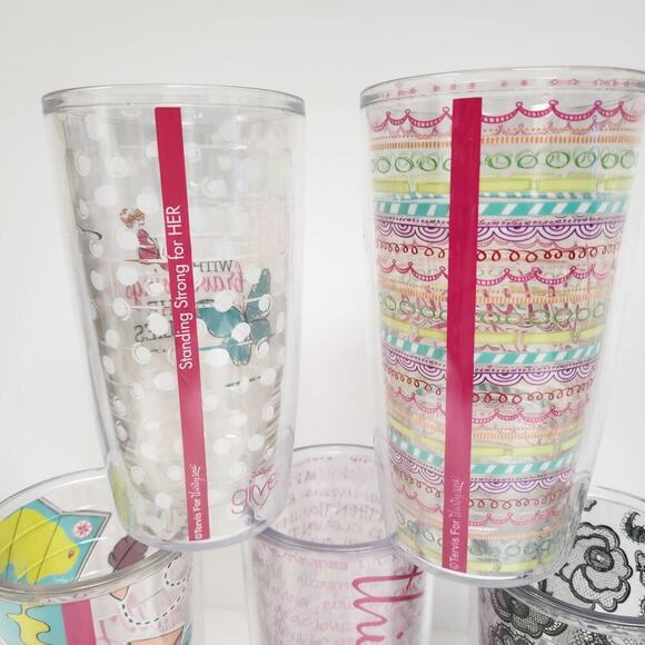 Lot of 5 Tervis for Thirty One 16oz  American made insulted Tumbler cups no lids - Picture 13 of 13